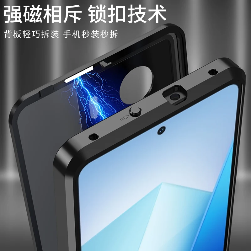 Aluminium Alloy Metal Frame Bumper for VIVO IQOO Z7X Z7 Case Matte Acrylic Back Cover Camera Lens Protector Case Funda IQOO Z7