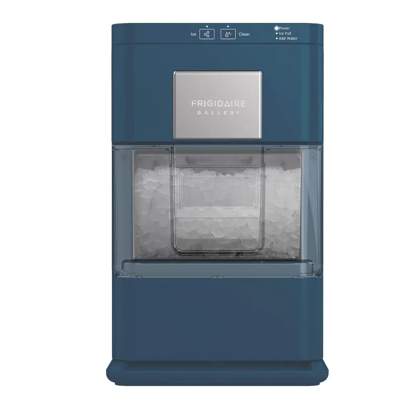 FRIGIDAIRE Gallery EFIC255 Countertop Crunchy Chewable Nugget Ice Maker, 44lbs per Day, Auto Self Cleaning, 2.0 Gen, Navy