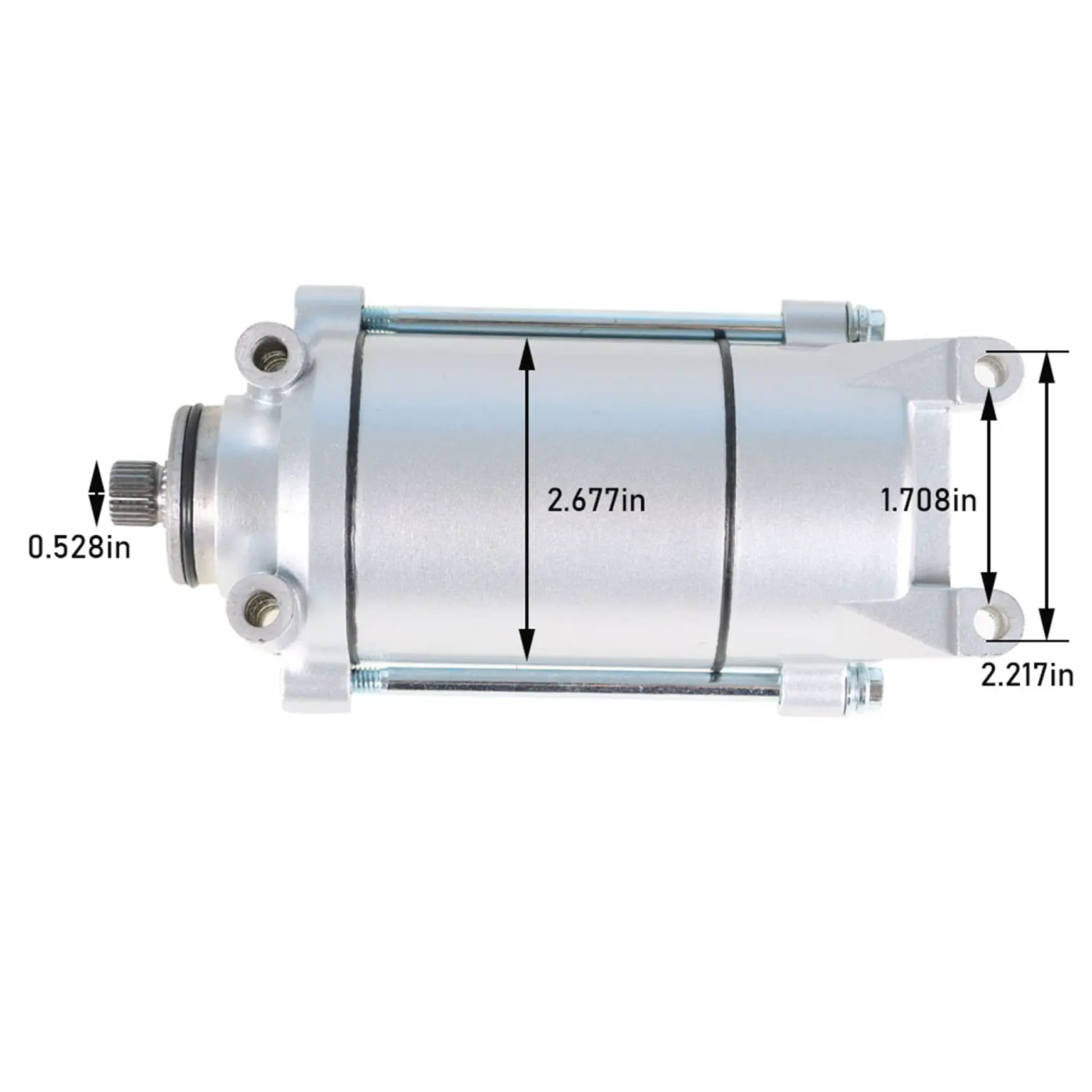 Motorcycle Starter Motor Replacement for Honda 234cc CB250 1991-2008 194cc CM200T 1980-1982 CMX250C CMX250X OEM:31200-465-671