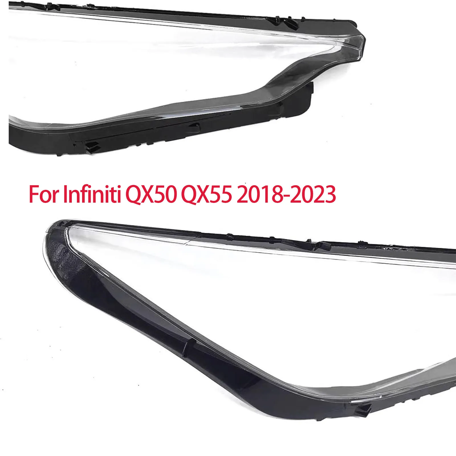 

For Infiniti QX50 QX55 2018-2023 Car Headlight Shell Waterproof Clear Headlight Lens Replace The Original Lens
