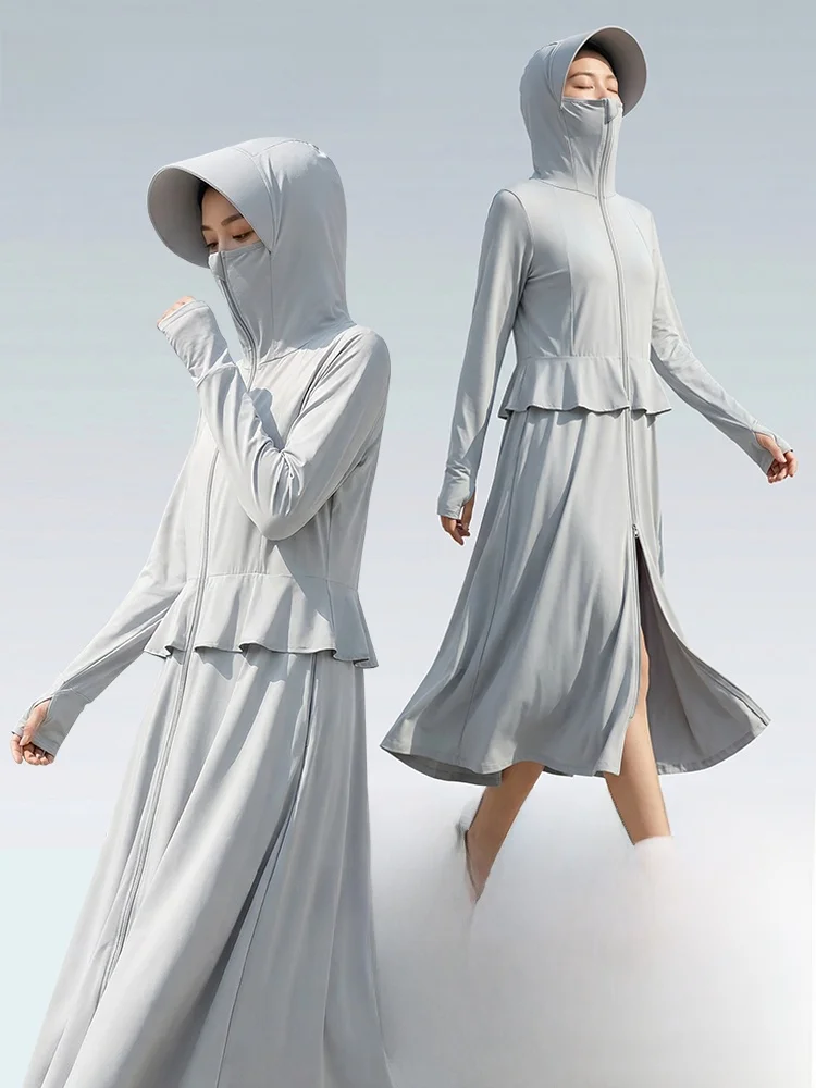 gray-ultra-long-women's-sun-protection-clothing-summer-new-full-body-large-brim-ice-silk-breathable-upf50-sun-protection-shawl