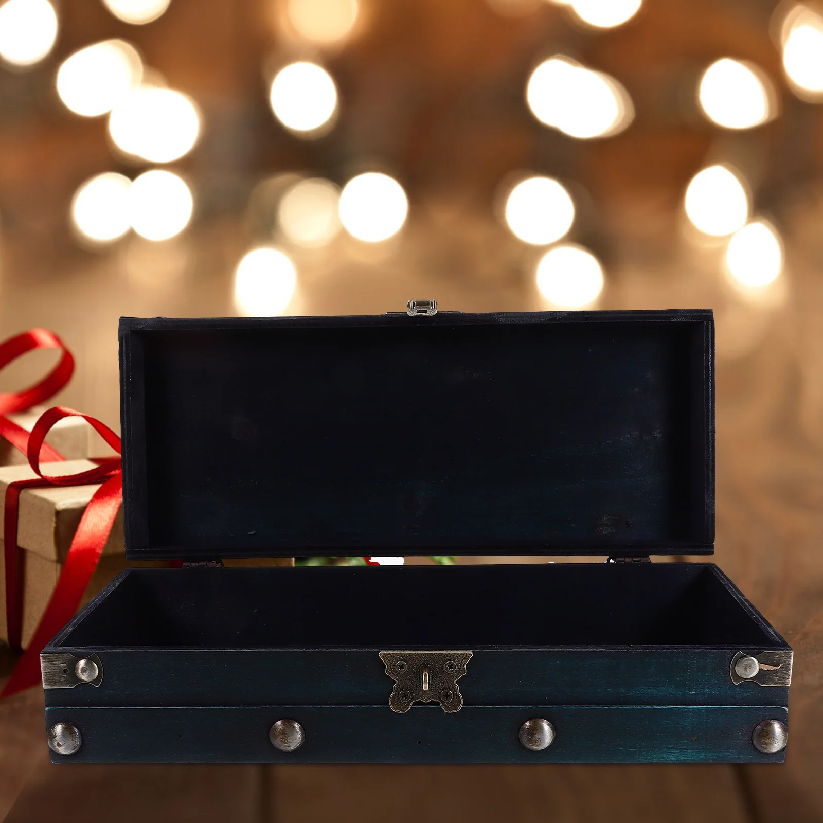 

Винтажная деревянная коробка для хранения ювелирных изделий, многофункциональный органайзер для безделушек для мелочей, серьги, браслет, ожерелье, держатель для дисплея