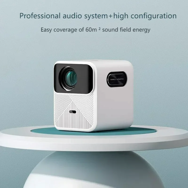 1PC M1 Pro Home Ultra HD Intelligent Projector 1080P Office Meeting Commercial Home Living Room Bedroom Wall HD Projector