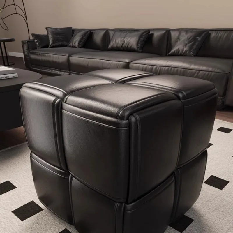 Medieval Rubik's Cube tea machine, shoe changing stool, small square stool, separate sofa stool, foot pedal, sitting pier,