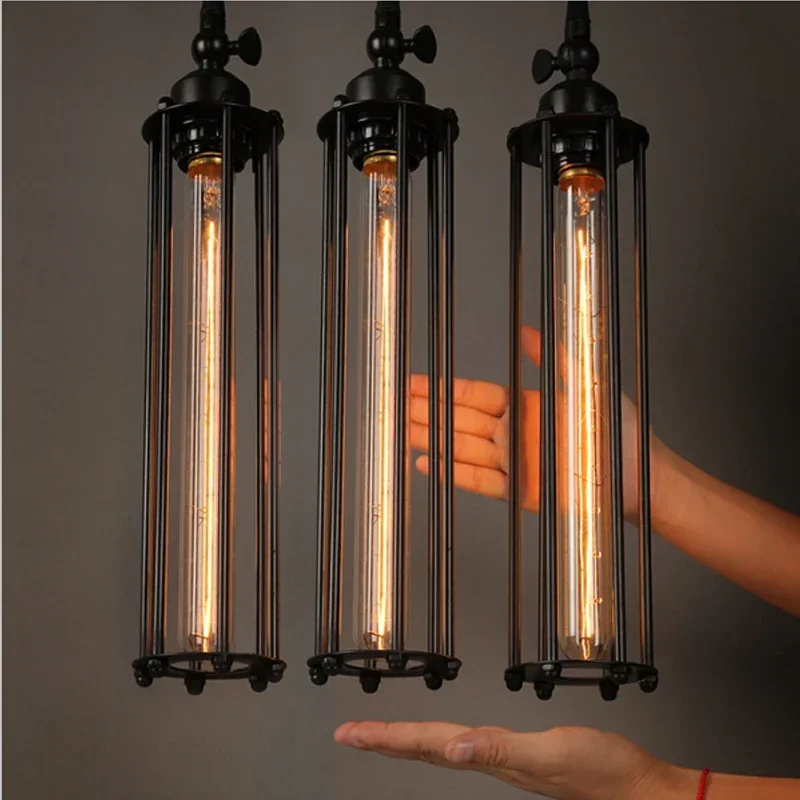 

Retro Pendant Lights Steam Punk Industrial Style Single Head With Edison Light Bulb Corridor Restaurant Lamps