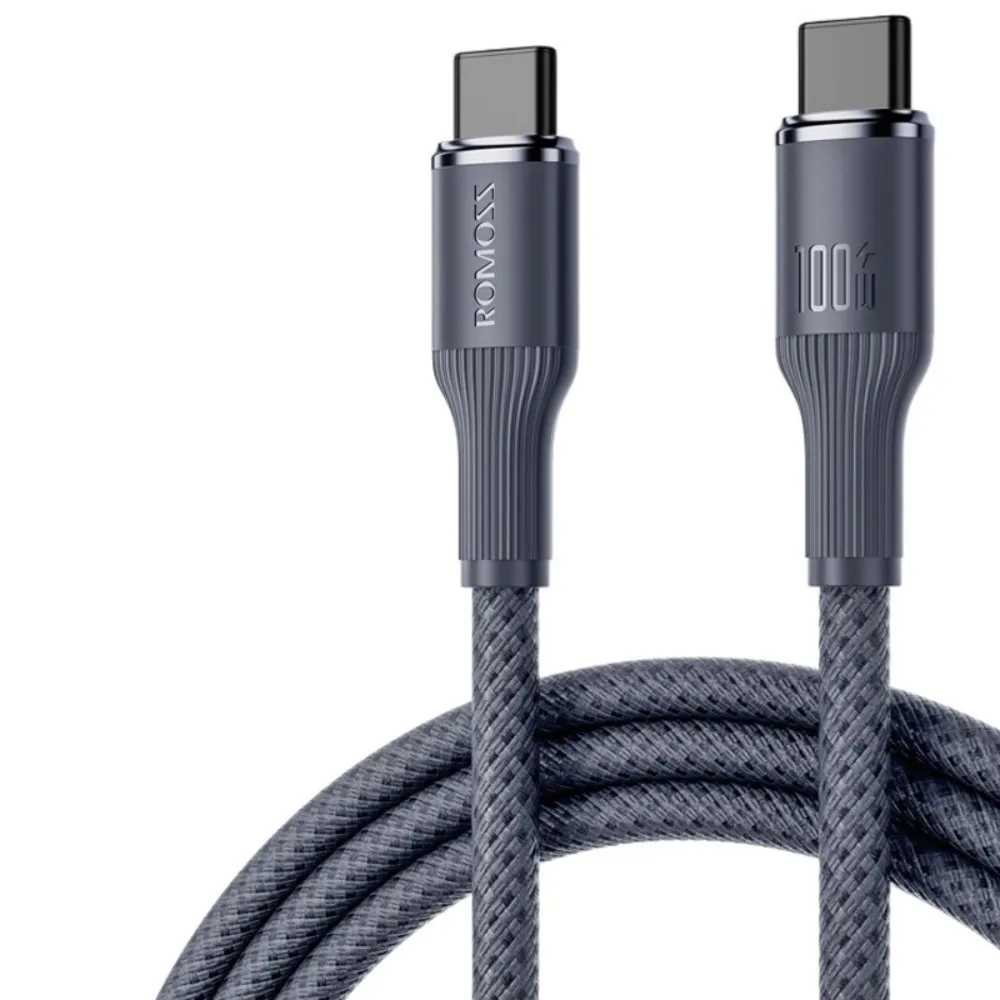 

100W 6A Type C To Type C Charging Data Cable Super Fast Charging Single Head Tpye C Charging Cable 1.2m/2m Woven Shell