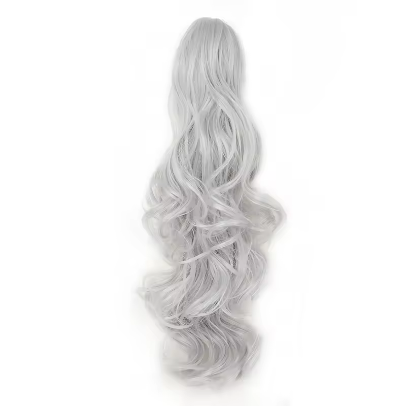 Claw Clip Ponytail Extension 18"&24 Clip in Wavy Synthetic Ponytail Hair Extensions Long Pony Tails for Women Extensions - Image 21