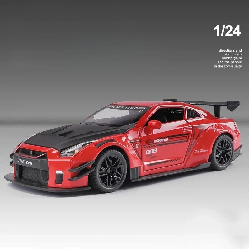 

1:24 модель гоночного автомобиля из сплава с широким корпусом, литые под давлением транспортные средства, ремонт гоночных игрушечных машин, детские игрушки, детские игрушки для мальчиков