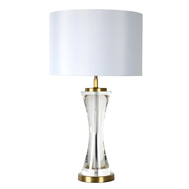 

Modern Artistic Decorative Desk Light Living Room Bedroom Slim Waist Crystal Incandescent Table Lamp 5-Year Warranty Transparent