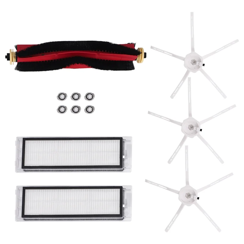 EAS-For Xiaomi Roborock S5 Max S6 Max S6 Pure S6 Maxv S50 S51 S55 S60 S65 S5 S6 مكنسة كهربائية فرشاة جانبية رئيسية فلتر HEPA