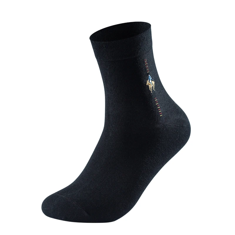 

5 Pairs Jadely Paul Pure Cotton Mid-Calf Sos for Men Anti-Odor Bla Busin Casual Sos Spring Summer Breathable Comfort...