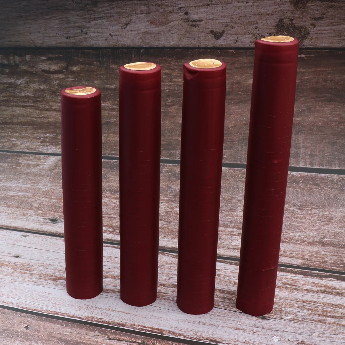 

200pcs Heat Shrink Caps Red PVC Plastic Bottle Sealer Homebrew Accessories Seal Wrapper Decorative