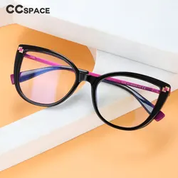 56520 Women's Fashion High Quality TR90 Anti Blue Light Glasses Metal Spring Hinge Customized Prescription Glasses