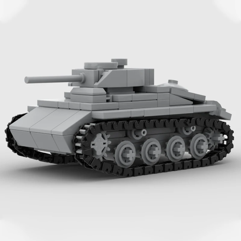 

482 шт. MOC 38M Toldi Light Tank, модель военного автомобиля, модульные строительные блоки, сделай сам, креативная сборка, игрушки, подарок