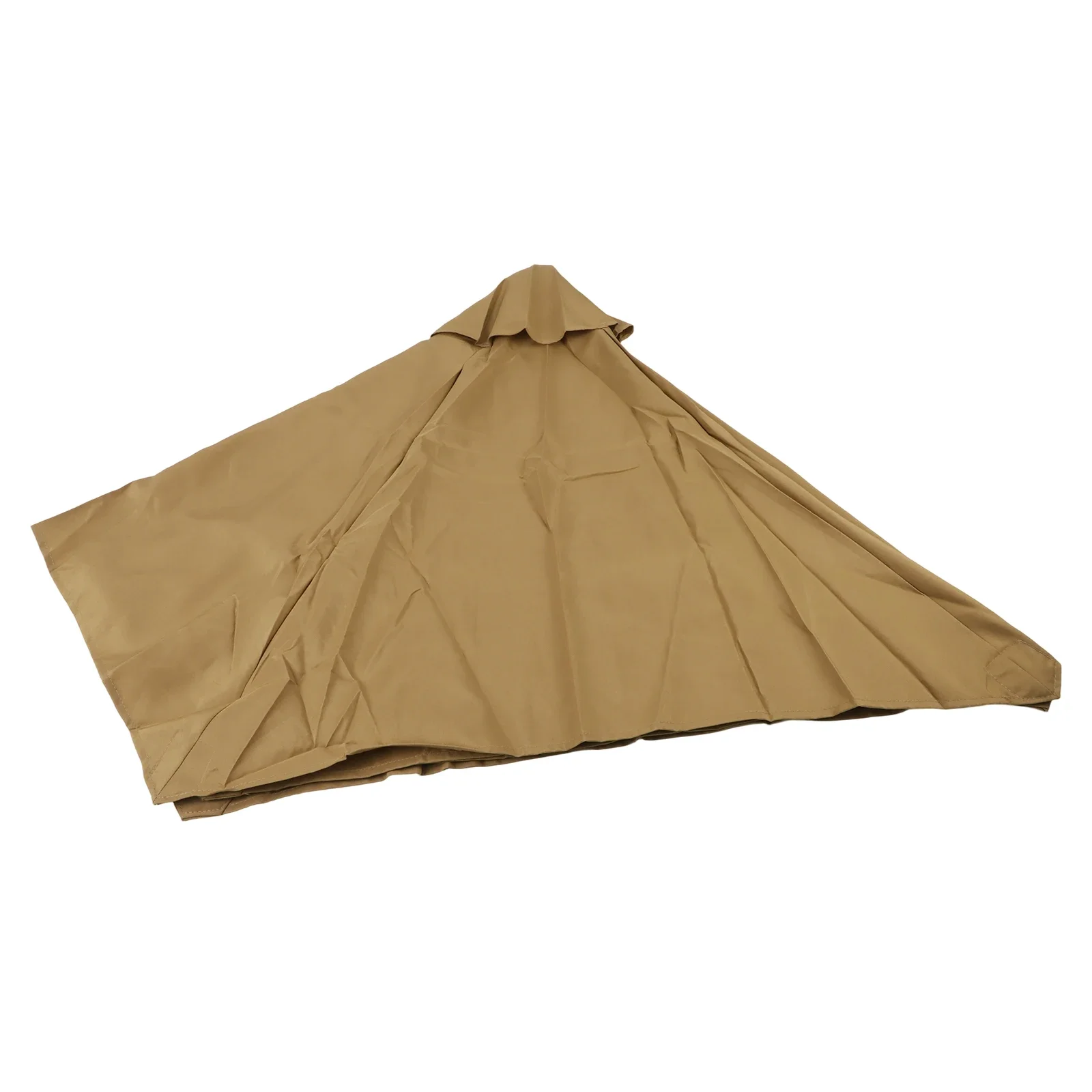 Canopy 2m Parasol Canopy 2m Beige UV Protection Canopy Compatibility With Umbrella Stands Removable And Washable