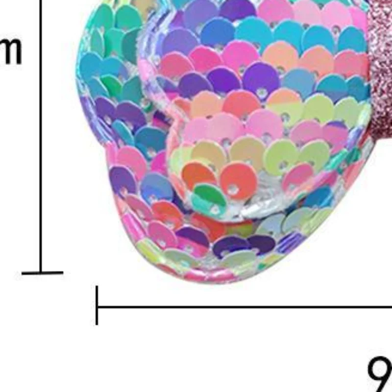 Sequin Bow Hair Clips Cute Princess Glitter Hair Pins Multiple Vibrant Colors Bow Hairpin For Girls Daily Party Hair Accessorie