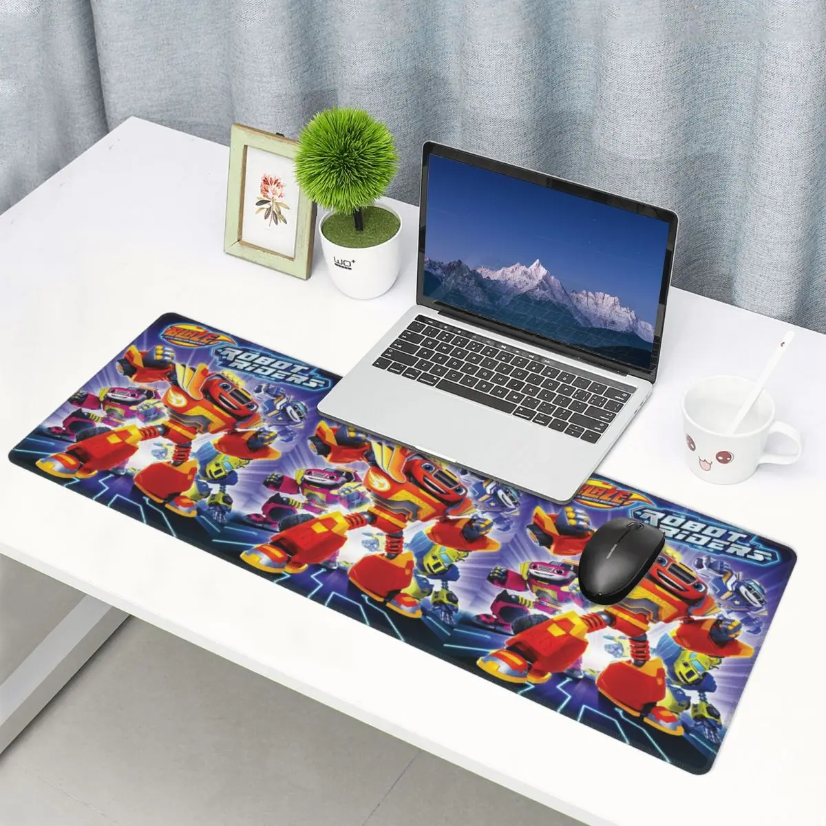 Large Mouse Pad Blaze And The Monster Machines Gamer PC Laptop Mats Keyboard Carpet Computer Gaming Office Accessories Desk Mat