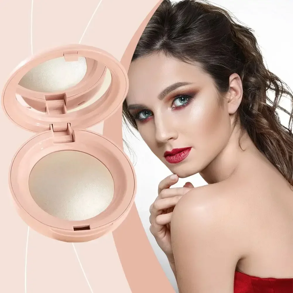 Silky High Gloss Water Light Solid Small Light Bulb Highlighter Makeup Palette Face Highlight Contouring Smooth Glitter Powder