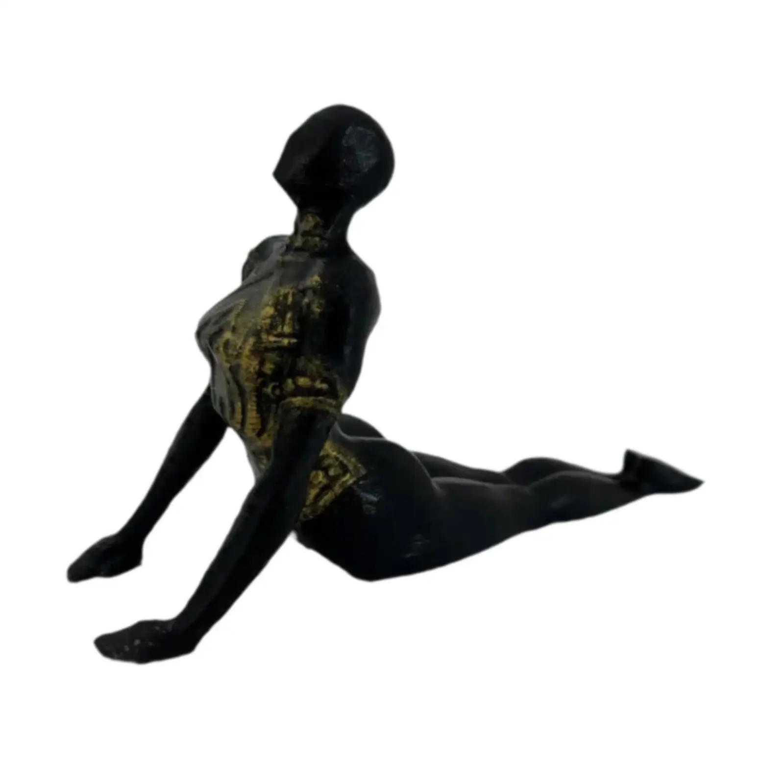 Yoga Pose Statue Resin Figurine Birthday Gift Collection Crafts for Home Decor