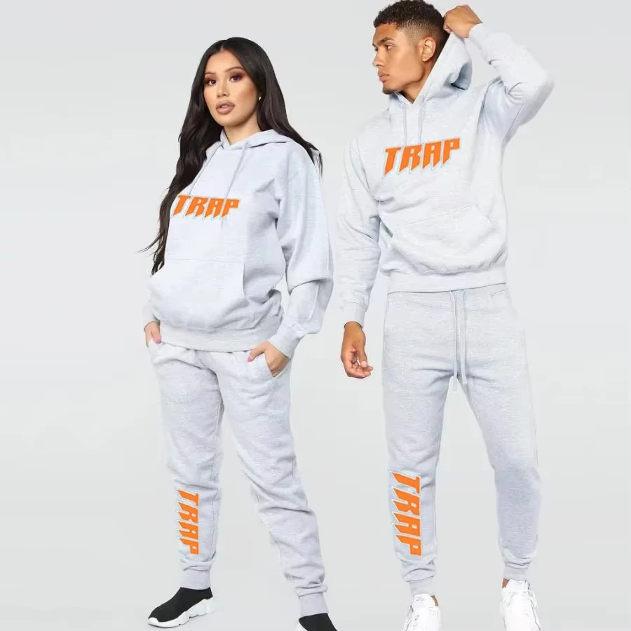

New fashion Black Friday men's and women's hoodie set street hoodie high quality fitness sports play set mens clothes