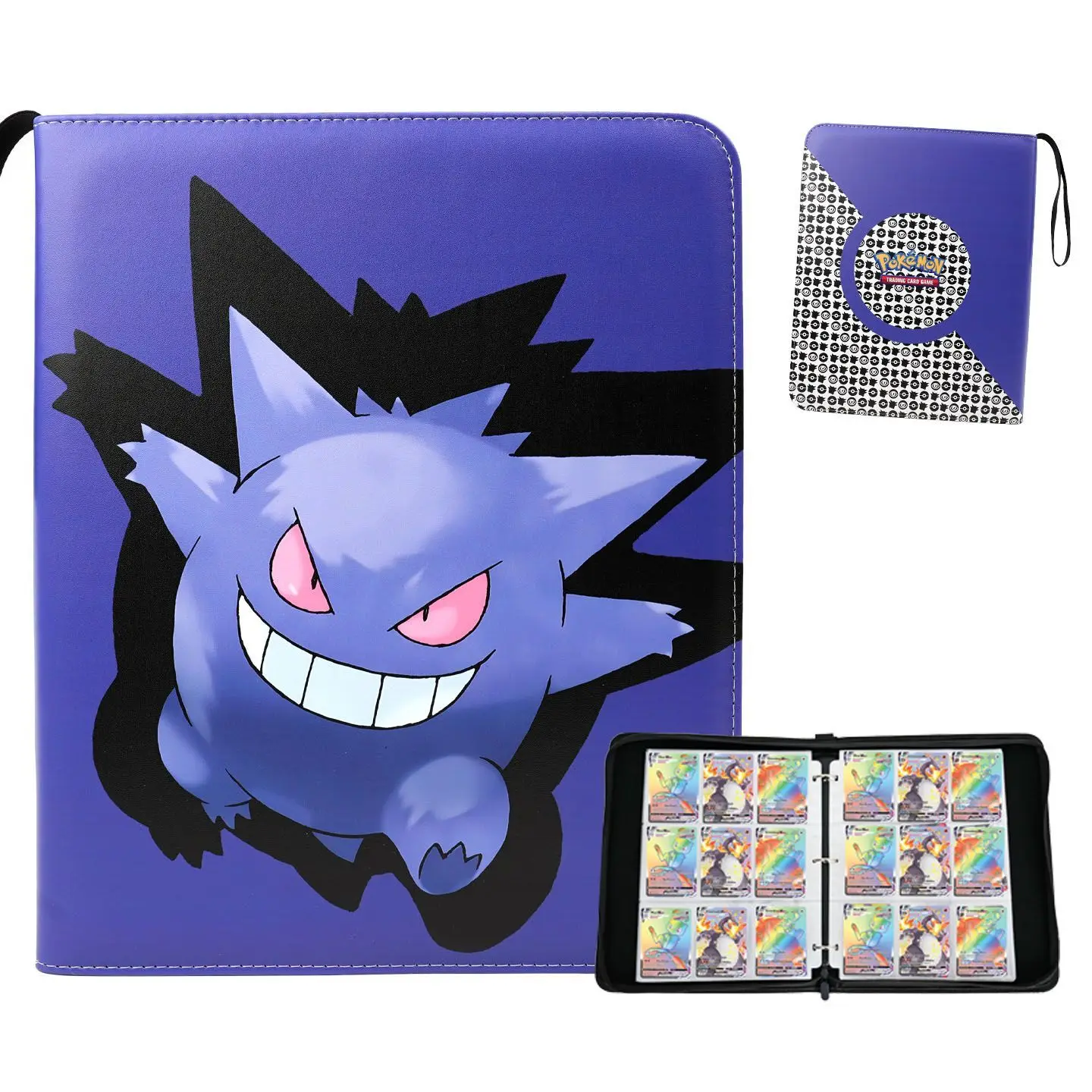 DIY 포켓몬 카드북 파이리 이상해씨 수납 앨범 꼬부기 카드 앨범 애니메이션 컬렉션 액션 피규어 선물