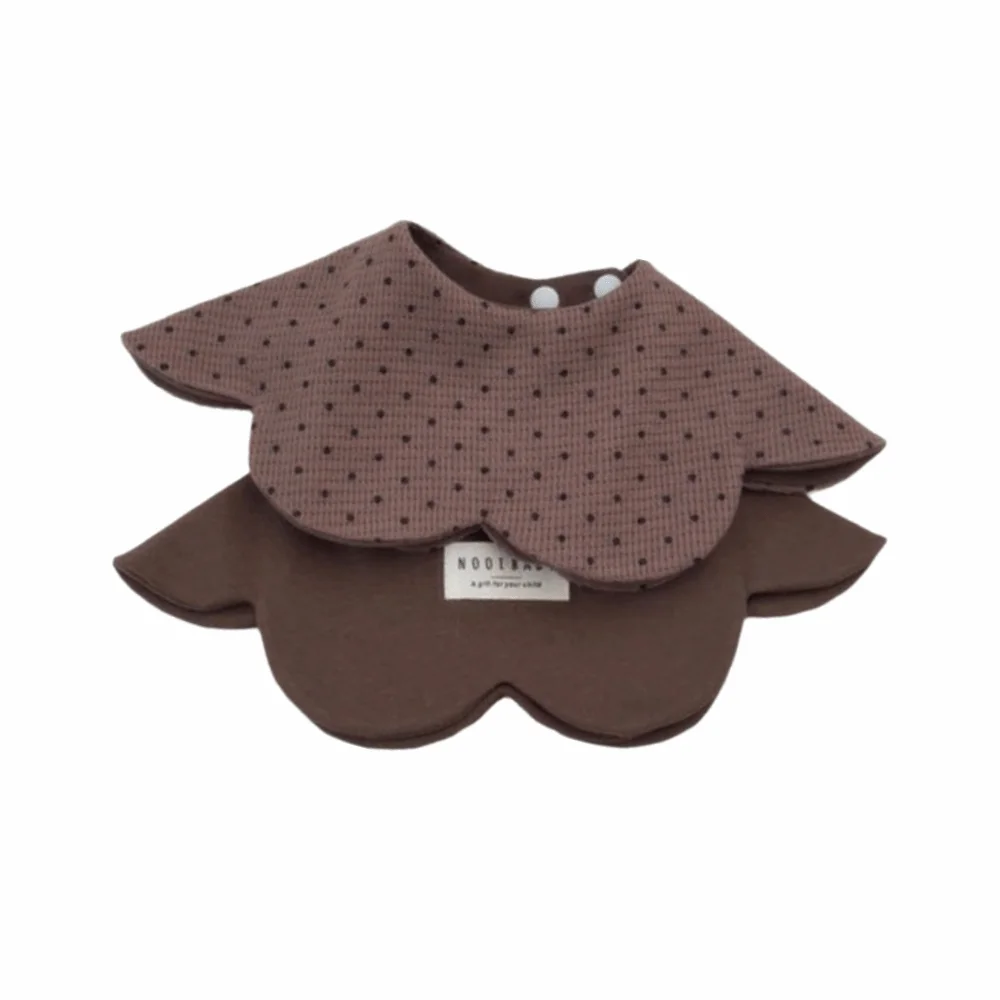 

Cartoon Baby Feeding Bib Two-sided Usable Soft Texture Baby Drool Bib Washable Cotton Cute Saliva Towel Infant Teething