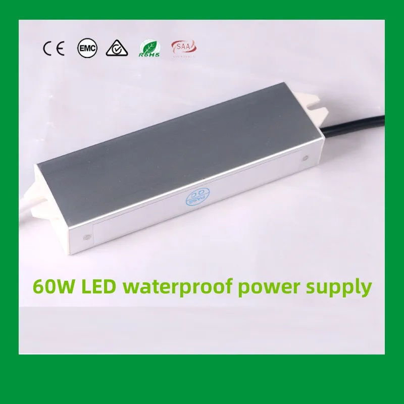 10W 12W 15W 20W 30W 40W 50W 60W 조명 변압기 DC12V 24V IP67 방수 AC100V-240V LED 드라이버 1W 3W 5W 7 W 스포트 라이트