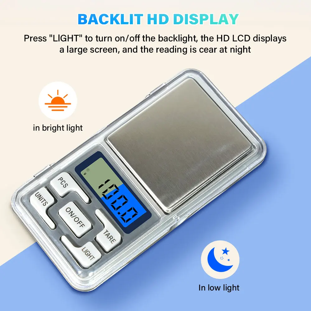 NEW High Precision Scale Electronic Weight Scale Digital Balance Scale Pocket Jewelry Diamond weighing scales For Kitchen image 4