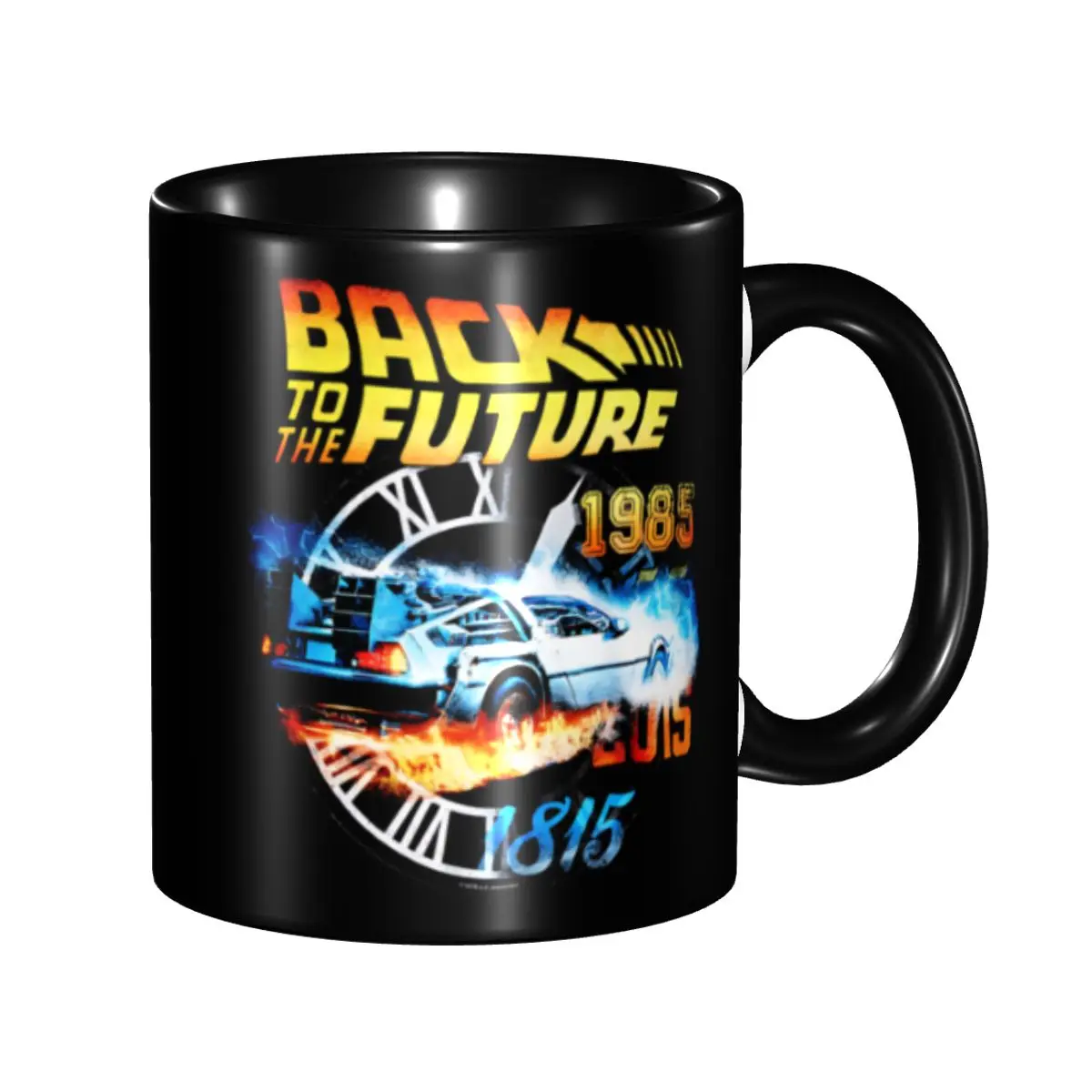 

Movies Race Cars Back To The Future Coffee Mug DIY Custom Ceramic Tea Milk Mug