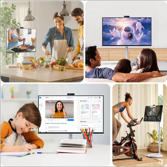 3-7 أيام توصيل الاتحاد الأوروبي 32 بوصة تلفزيون محمول ذكي مع WIFI أندرويد 13 OS Googleplay للأعمال المنزلية حفلة الألعاب تلفزيون الكمبيوتر اللوحي الذكي