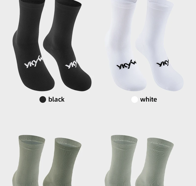 YKYWBIKE Rennradsocken Outdoor Fahrrad Rennrad Laufsportsocken Atmungsaktive Feuchtigkeitsabsorbierende Socken Unisex 14 Farben – Detail 9