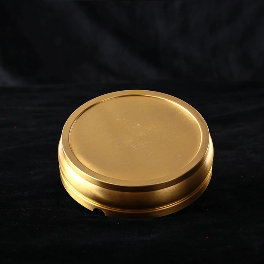 

Large Chimney Desktop Ornament Home Ash Holder Hotel Ashtray Adornment Tabletop Brass Stylish