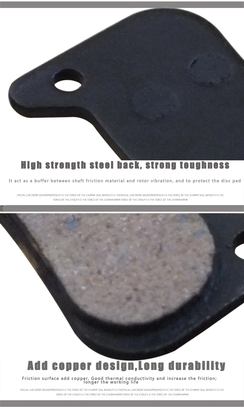 Imagen 6: DELT 4 pares de pastillas de freno de disco de bicicleta para FORMULA Cura 4 pinza de bicicleta pieza semimetálica