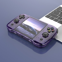 R46S Retro Handheld Game Console WIFI Bluetooth Linux System 128G 4.0inch IPS Screen Two-player Built-in Classic Games