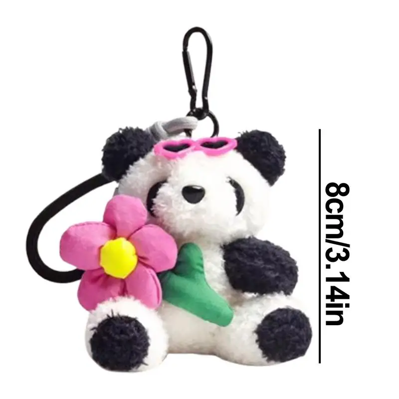 Breloczek do kluczy Panda Plush Panda Breloczek do kluczy Cute Panda Breloczek do kluczy Plush Panda Breloczek do torebki dla przyjaciół Rodzinna torba lub breloczek do kluczy