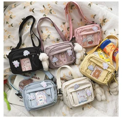 Bolso Kawaii transparente para chicas, bandolera pequeña para mujer, Itabag, novedad de 2022