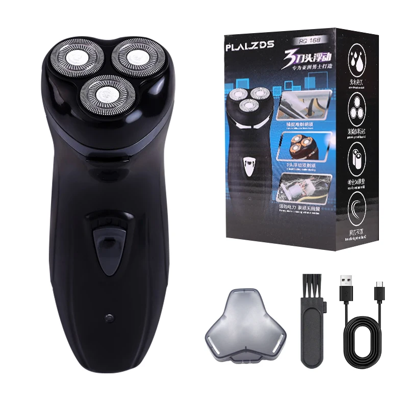 novo-modelo-2026-barbeador-eletrico-masculino-portatil-3-em-1-rotativo-recarregavel-de-alta-potencia-e-indolor