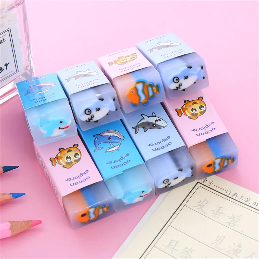 Learning Tools Painting Eraser Safety Material Durable Eraser Art Supplies Rich And Colorful Bright Colors Fruit Scented Eraser