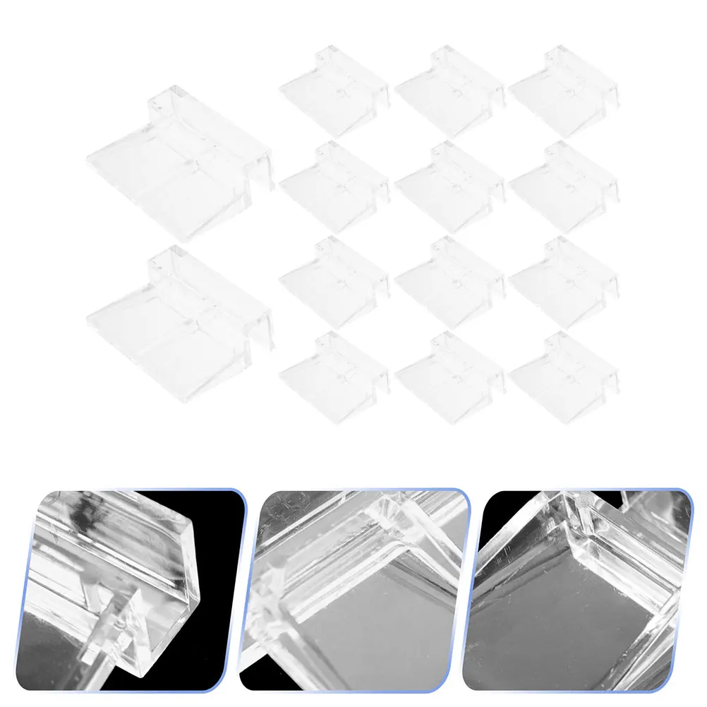 

16pcs Aquarium Lid Rack Fish Tank Cover Holders Sturdy Glass Tank Accessory Support Bracket Super White Turtle Tanks