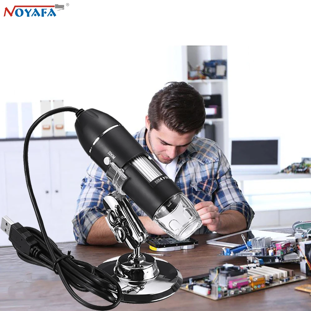NOYAFA 8mm endoscopio telecamera IP67 boroscopio industriale impermeabile con 4.3 "HD schermo tubo ispezione telecamera endoscopio cavo rigido