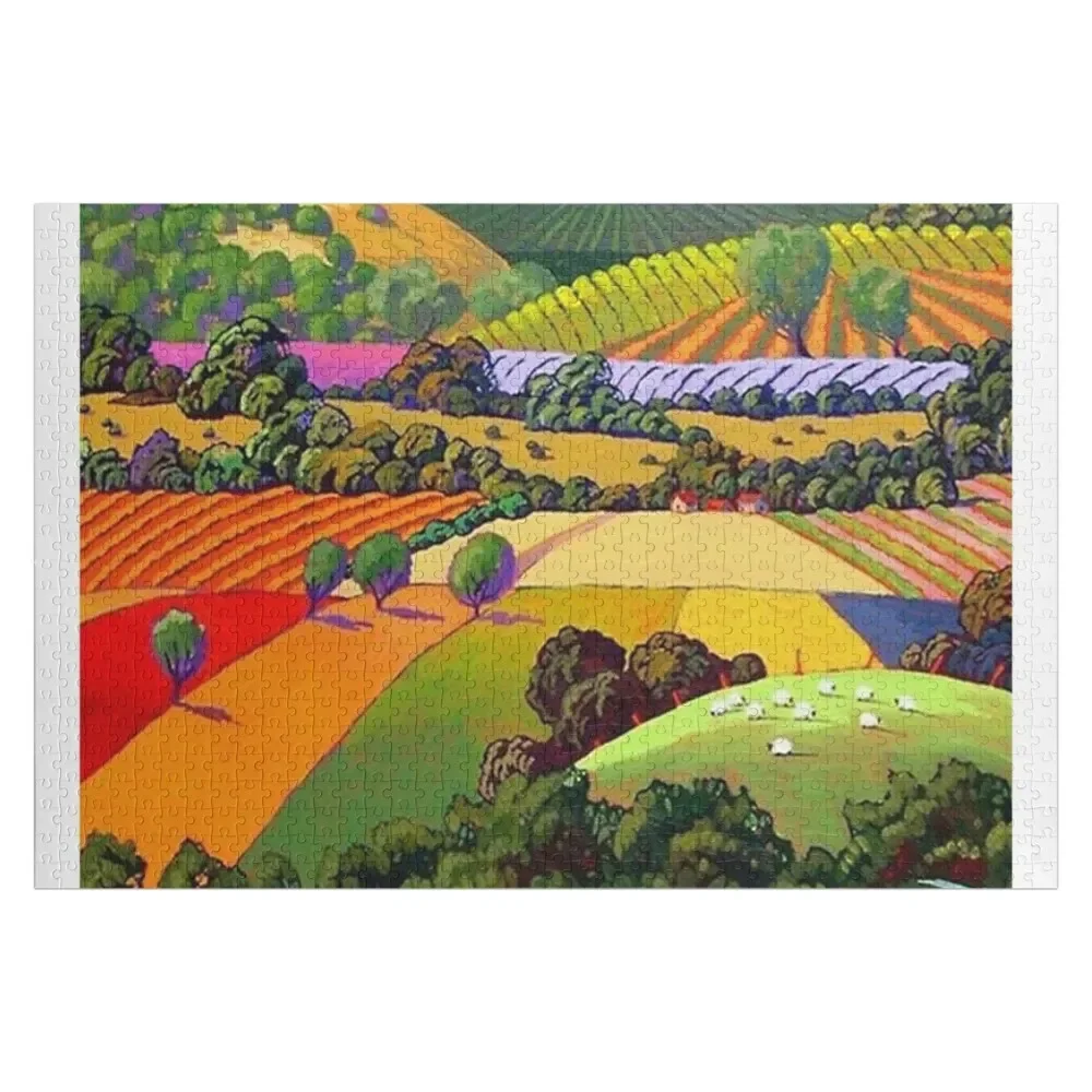 

Beautiful View - david hockney Jigsaw Puzzle Custom Wooden Gift Picture Baby Toy Puzzle