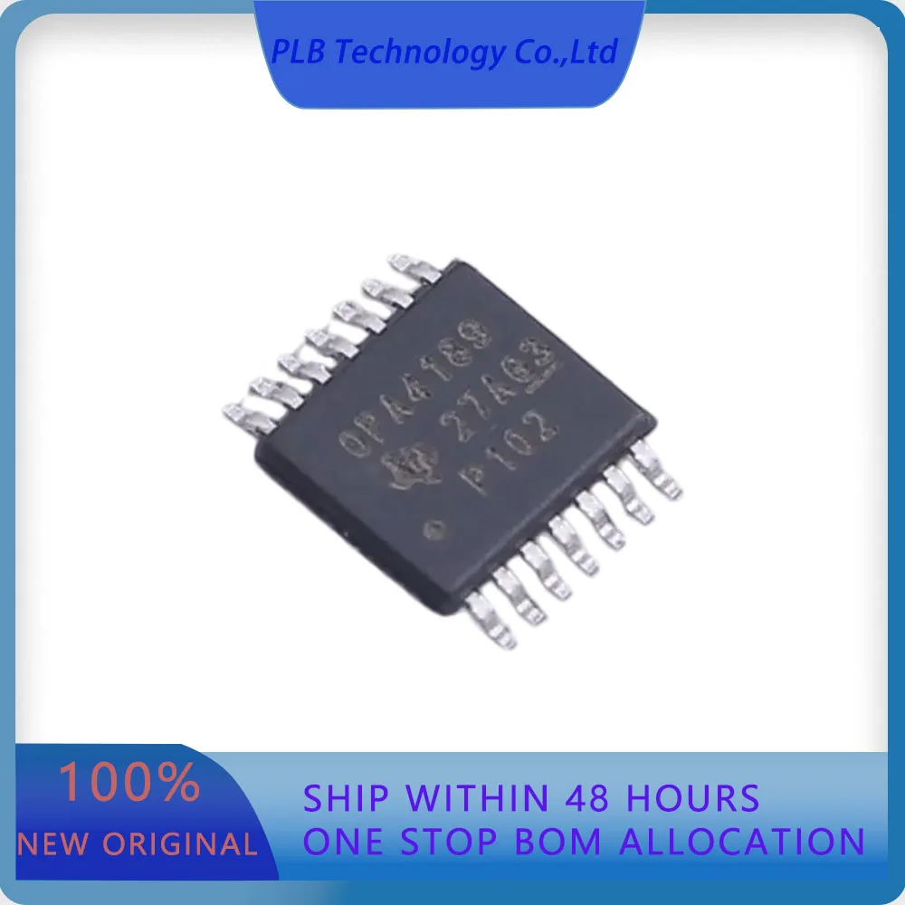 1PCS/LOT OPA4189IPWR OPA4189  800nV 70pA 20V/us 14MHz 4 Rail-to-Rail Output TSSOP-14 Precision Op Amps Original Stock