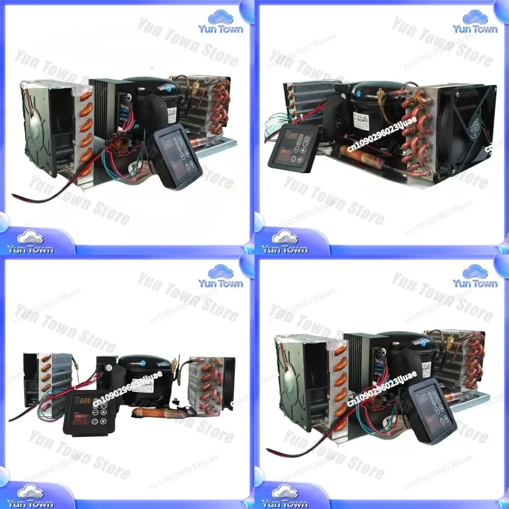 BD35A Mini Air-Cooled Integrated Unit Assembly for 12V 24V Start-Up Refrigeration Micro Air Conditioning Unit for Automotive