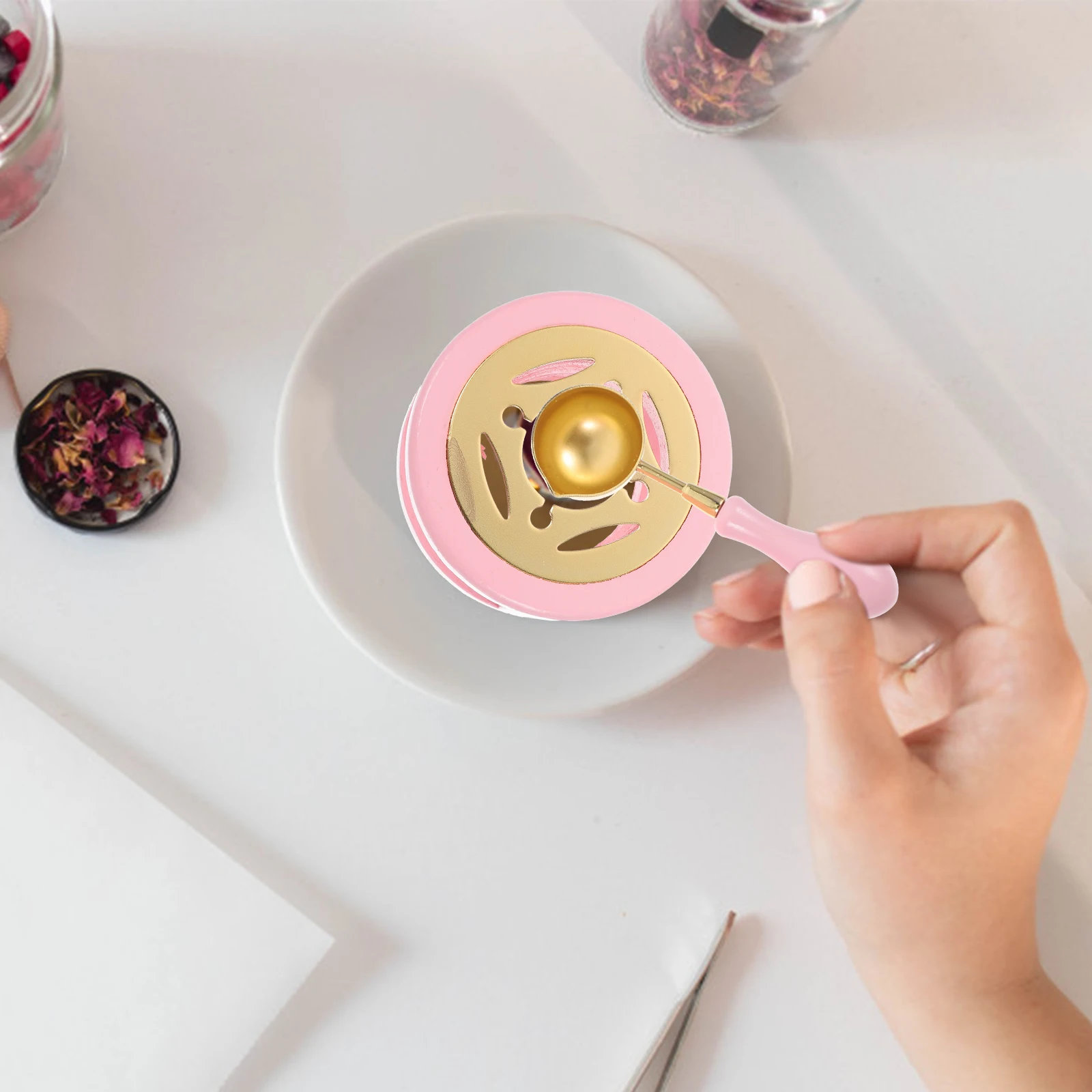 Рисунок 4 - 1 комплект, подогреватель сургучной печати с ложкой