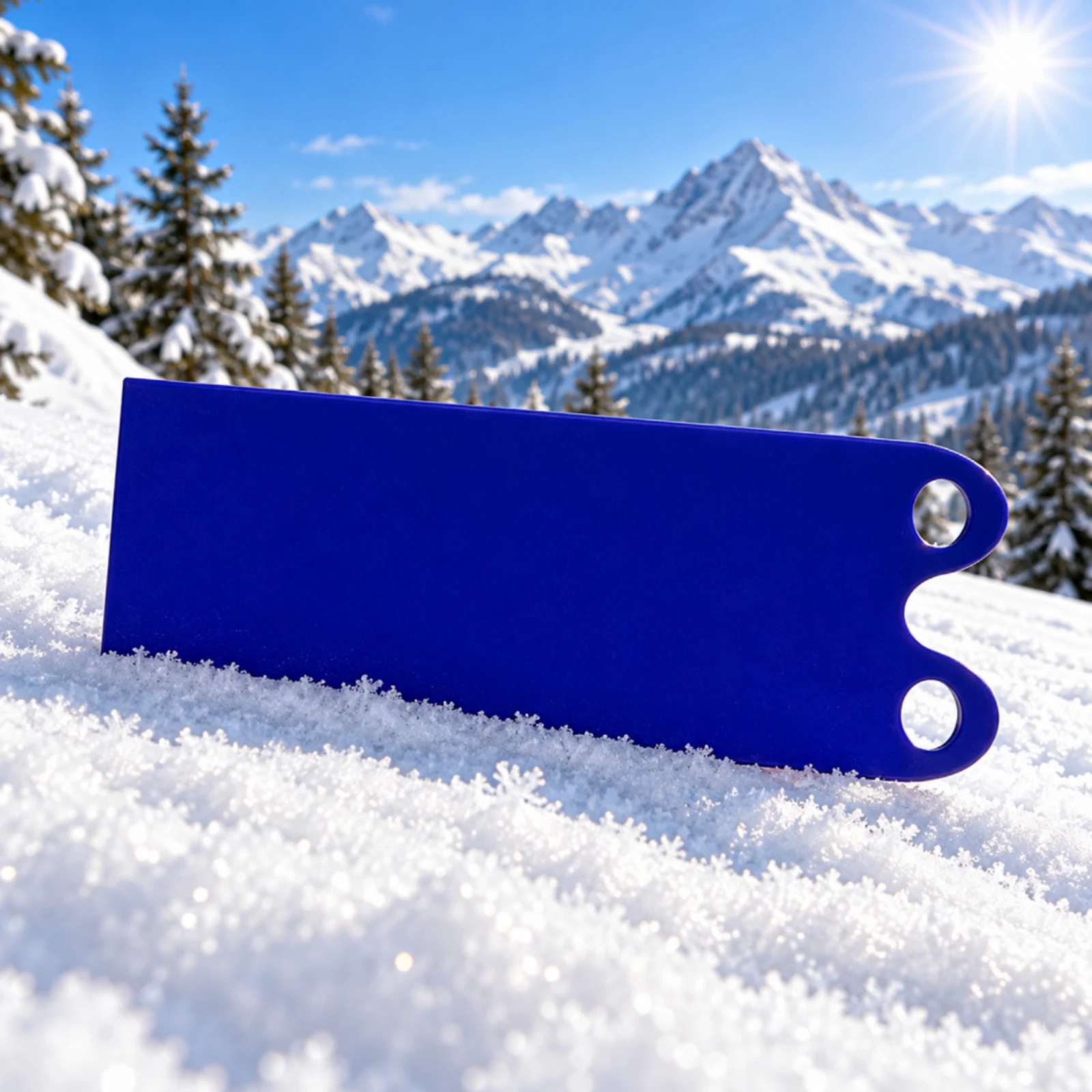 Flexible Snow Sled Mat Compact Roll-up Snow Sled Mat Multi-Use Foldable for Families, Winter Outings, Snowy Ground Transport