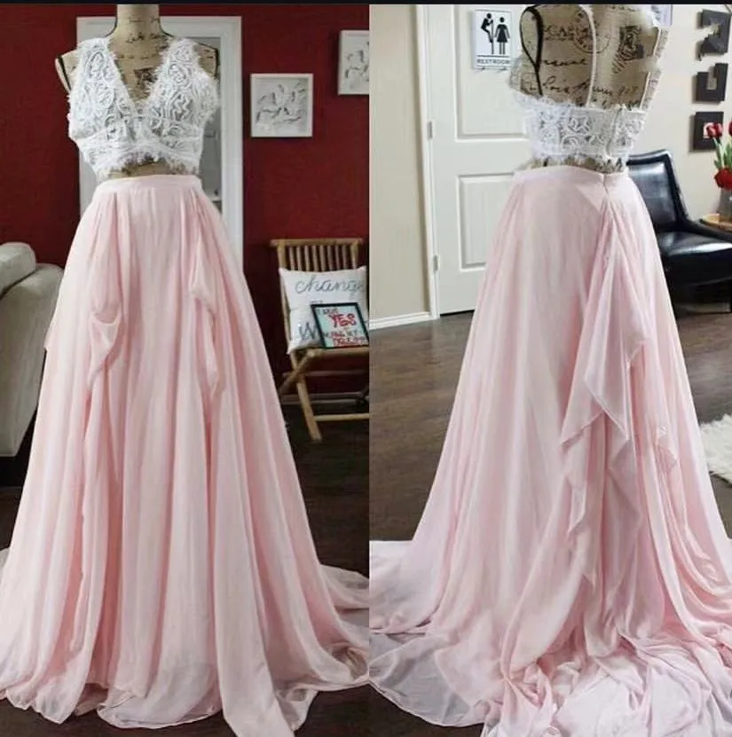 

Real Pictures Skirts Chiffon Zip Closure Layered Draped Skirt Women Court Train Pink Wedding Skirts Party Wear