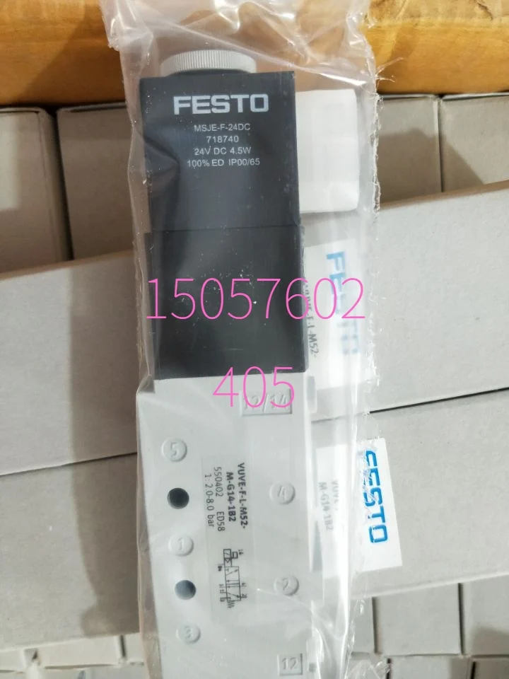 New Genuine FESTO VUVE-F-L-M52-M-G14-1B2 Solenoid Valve 550402