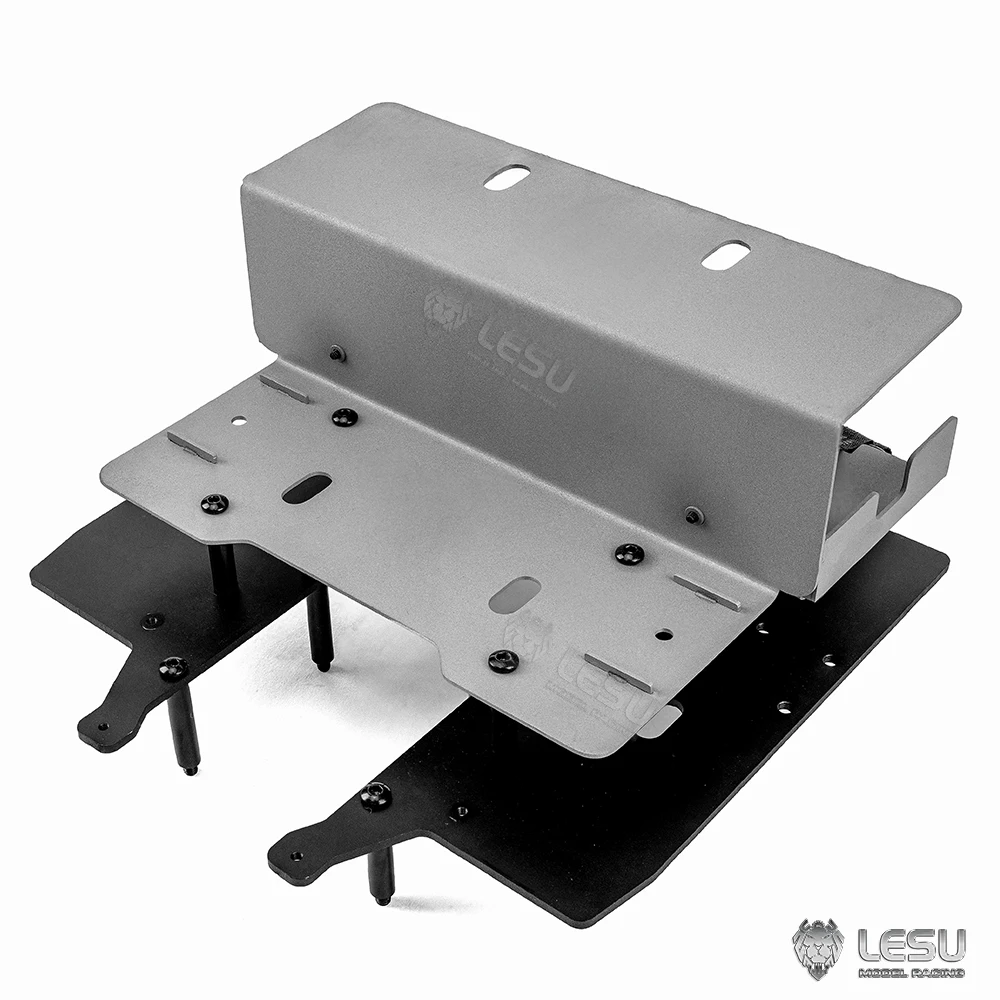 

LESU Metal Spare Part Battery Compartment Fixed Set for 1/14 Tamiyaya RC Tractor Truck 770S Car Boys Toy Model TH24314