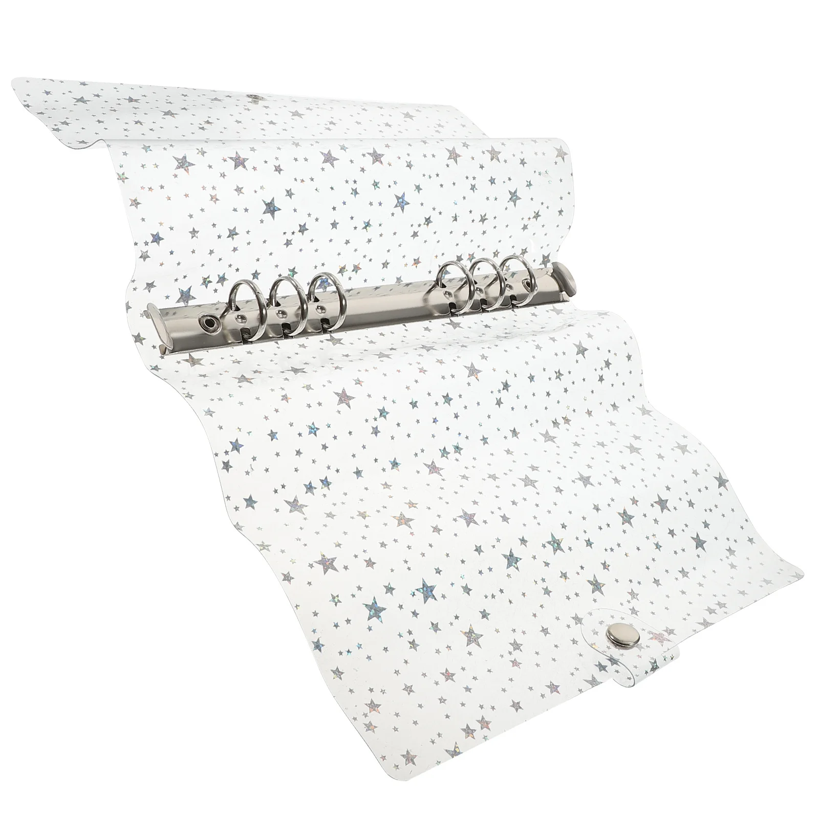 

1pcs Binder Notebook Cover Loose-Leaf Notebook Shell For School Office Supply Pvc Scrapbook Planner Binder Shell File Organizer