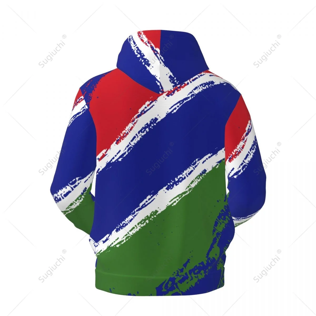 Unisex Gambia Flag Color Hoodie 3D Men Women Harajuku Sweatshirt Pullover Hoodies Polyester Casual